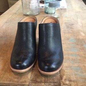 Women’s leather clogs. Size 8. Worn just once!